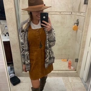 Adorable  brown corduroy jumper